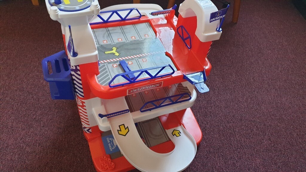 driving force 3 level garage playset